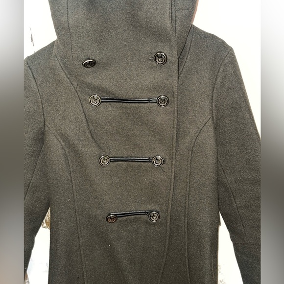 Mackage Wool Double Breasted Military Coat - Picture 6 of 7